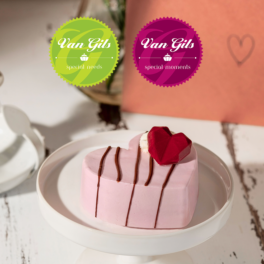 Hartje Valentijn Bavarois - Met zoetstoffen