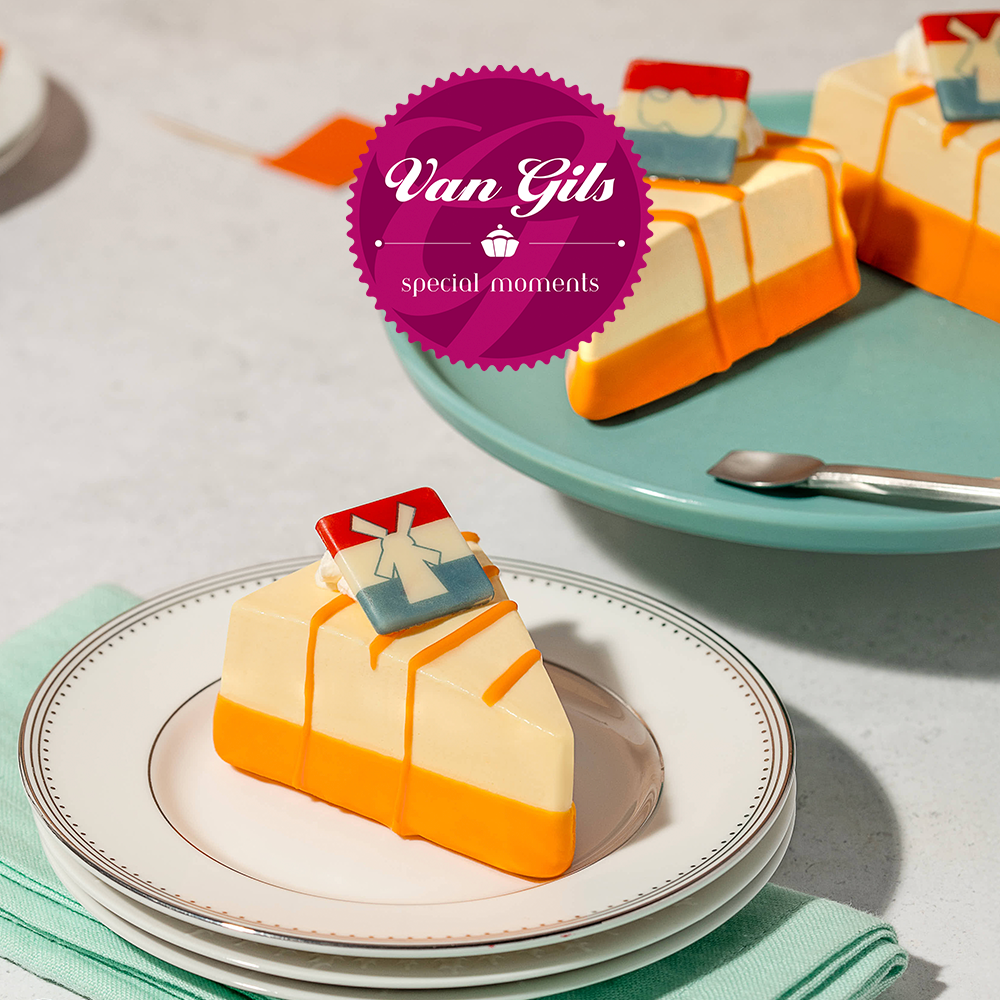 Koningsdag Taartje Bavarois