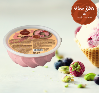 Aardbeien Bavarois Tulband