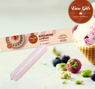 Aardbeien Bavarois Rol