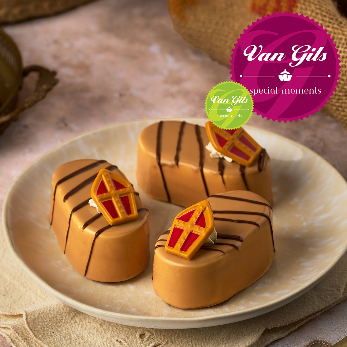 Sinterklaas Ijstaartje - met zoetstoffen