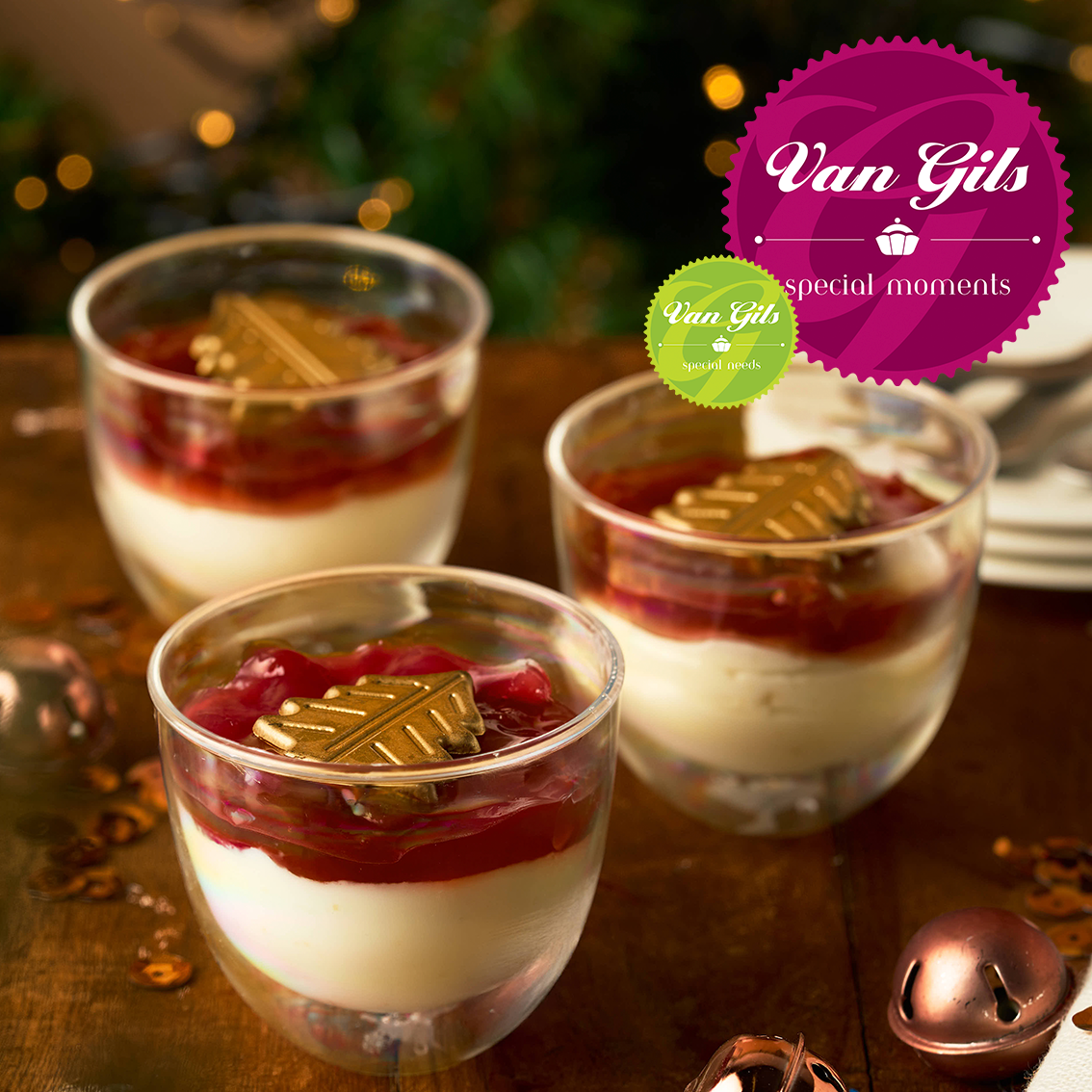 Kerstcoupe Bavarois - met zoetstoffen
